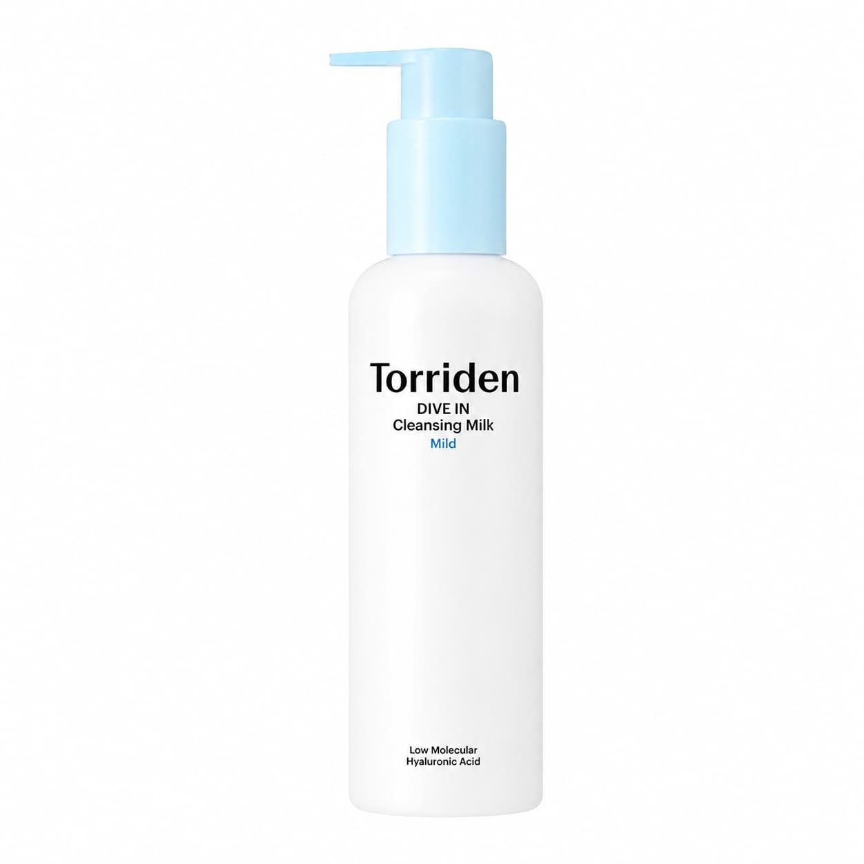 Torriden - Dive-in Low Molecular Hyaluronic Acid Cleansing Milk, 200ml – Leche limpiadora (200 ml)