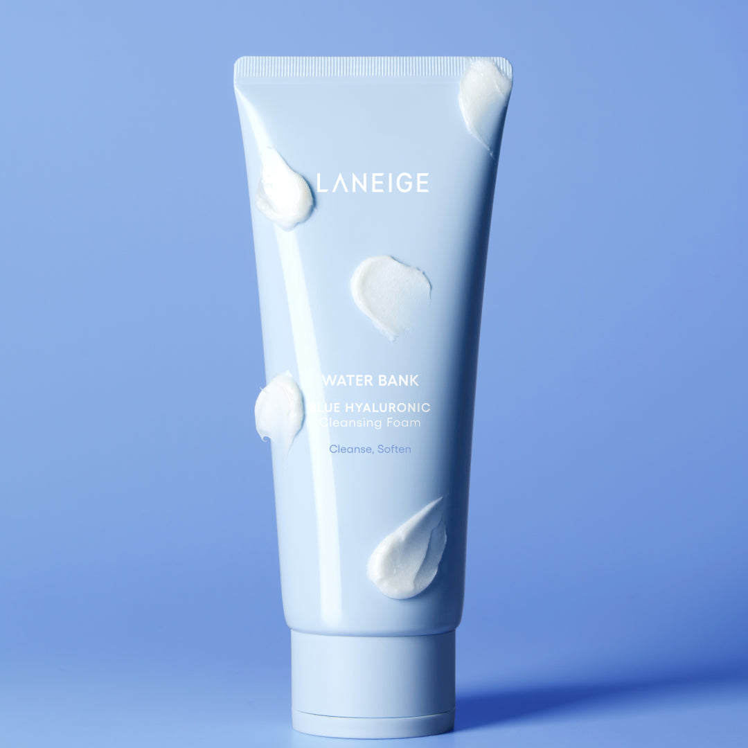 Laneige Water Bank Blue Hyaluronic Cleansing Foam 150ml – Gel Limpiador Suave Water Bank 150ml