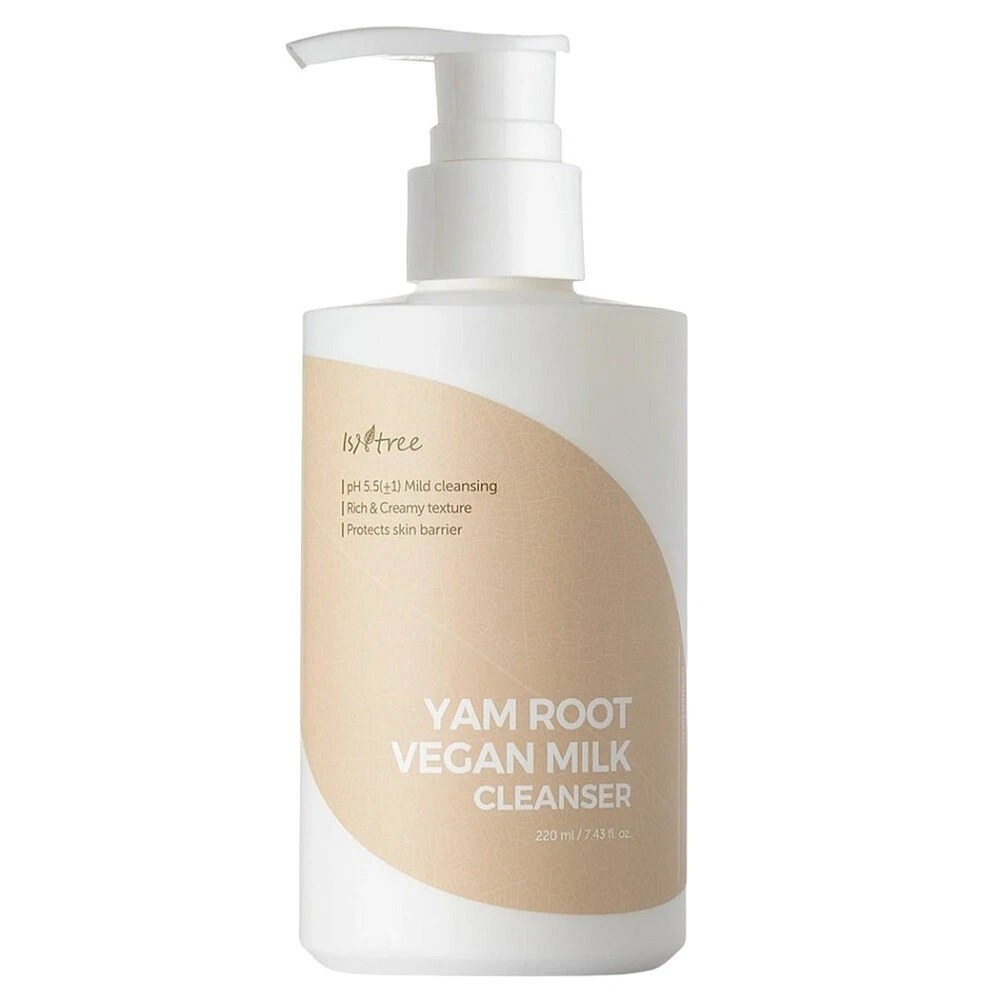 Isntree Yam Root Vegan Milk Cleanser 220 ml – Leche limpiadora vegana