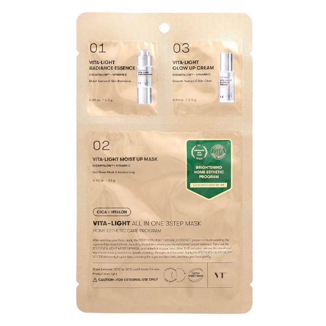VT Cosmetics Vita-Light All In One 3Step Mask