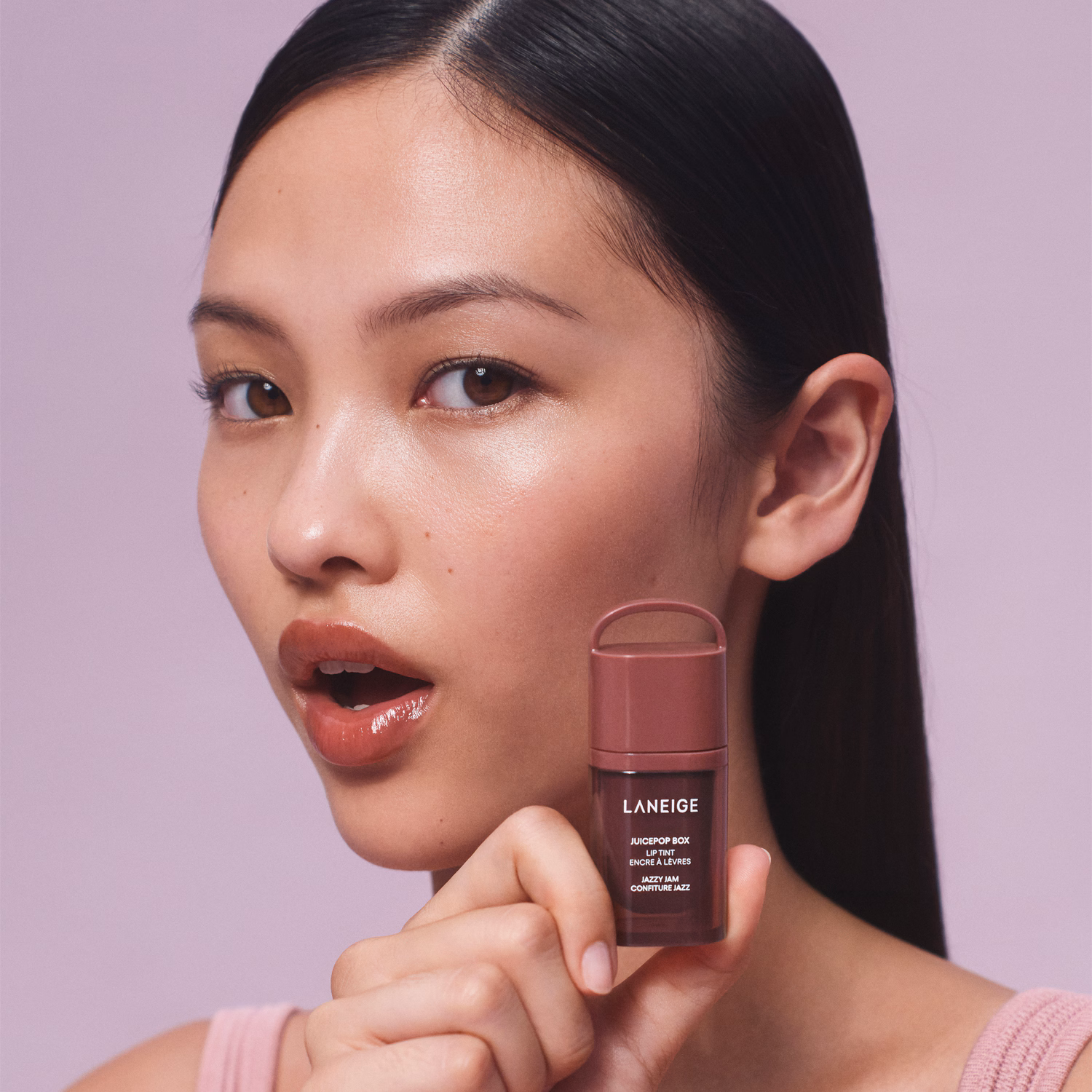 Textura Laneige JuicePop Box Lip Tint 3.5g – Tinta Labial Hidratante JuicePop Box 3.5g