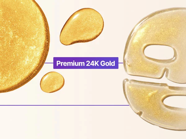 Sungboon Editor - mascarilla facial de oro 24K - Silk Peptide EGF Gold Mask - pack de 4 unidades 3