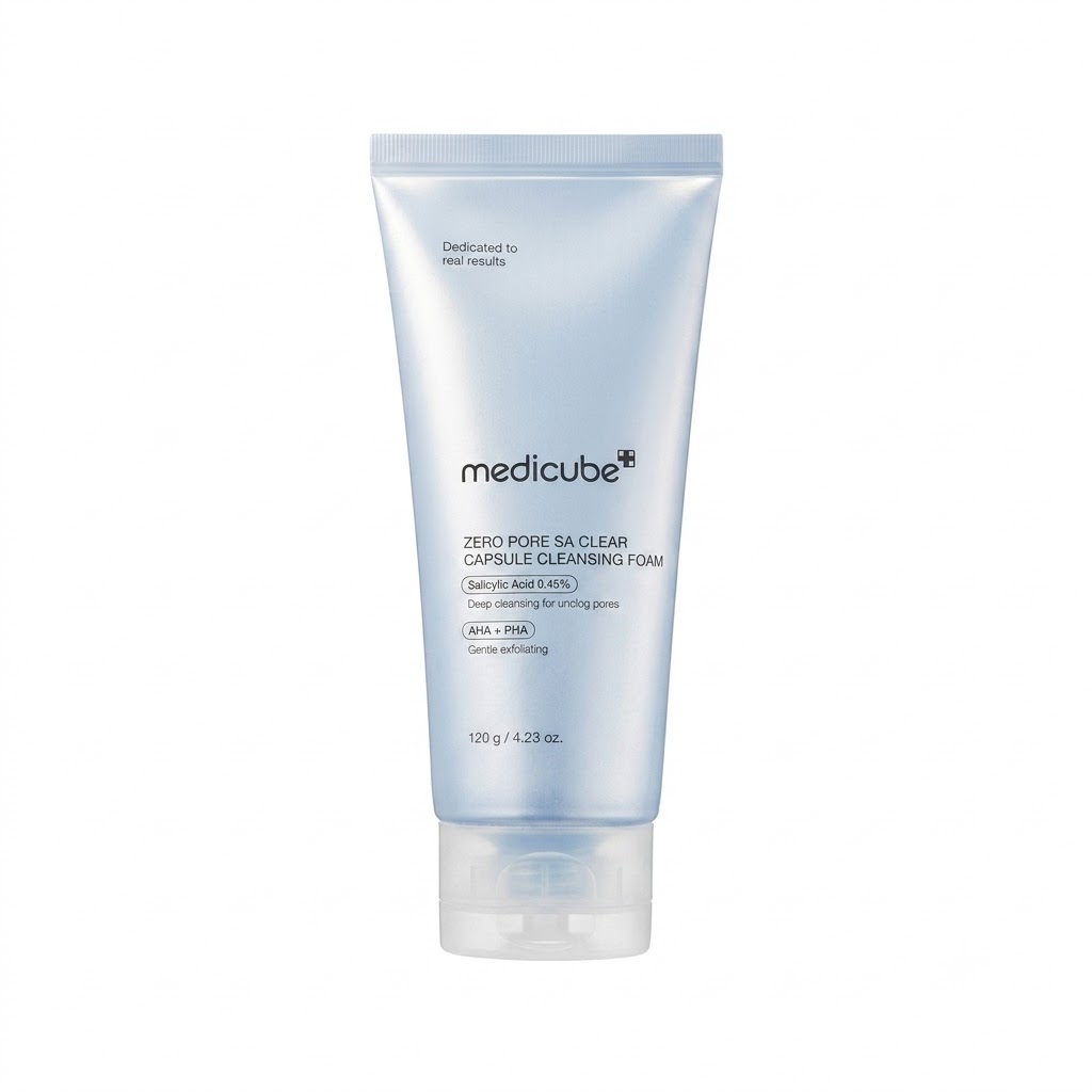 Medicube Zero Pore SA Clear Capsule Cleansing Foam 120g – Espuma limpiadora con ácido salicílico 120g