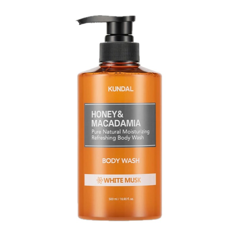 Kundal - Gel de Ducha de Miel y Macadamia (Almizcle Blanco) - 500 ml