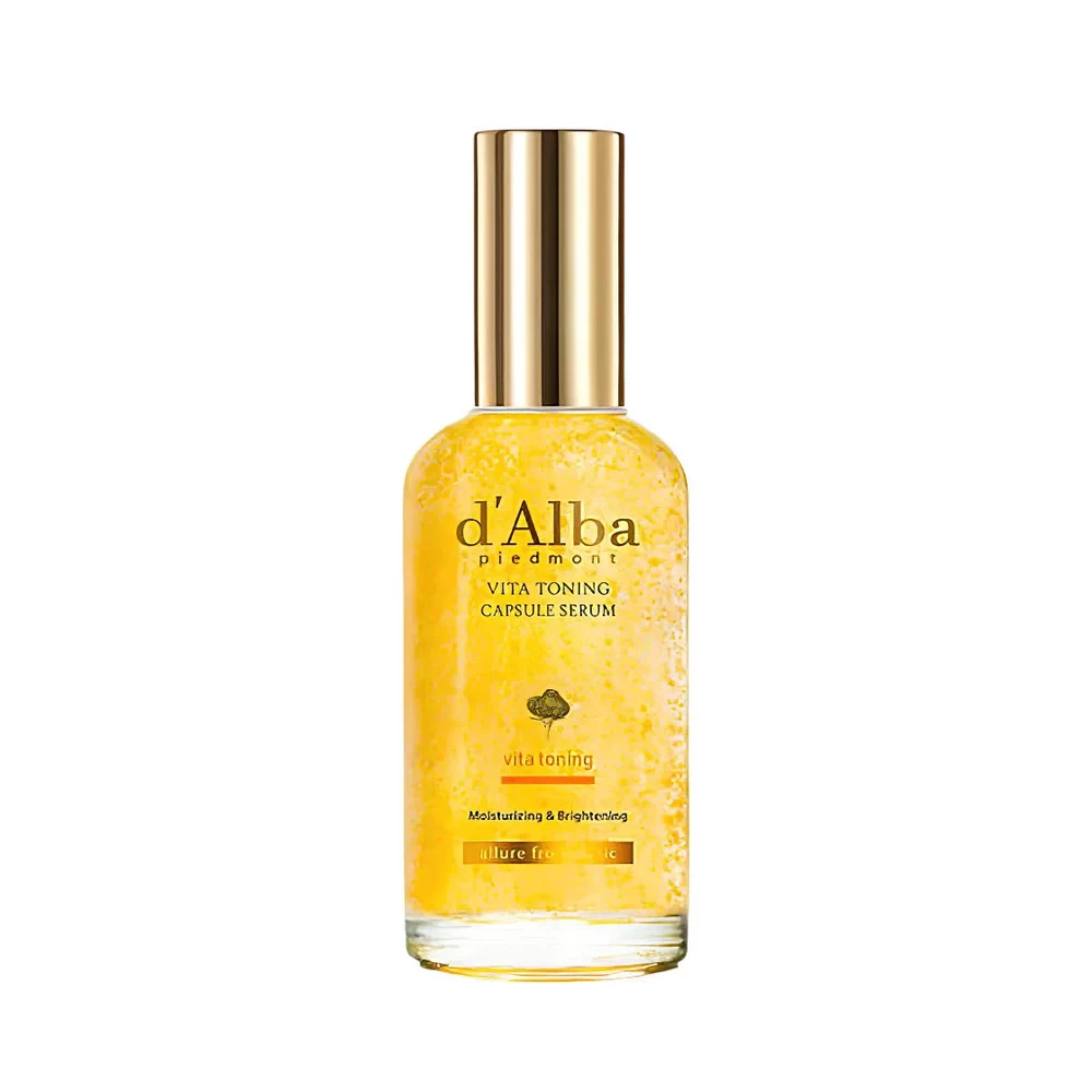 d'Alba Vita Toning Capsule Serum 100ml – Sérum Iluminador Vita Toning en Cápsulas 100ml
