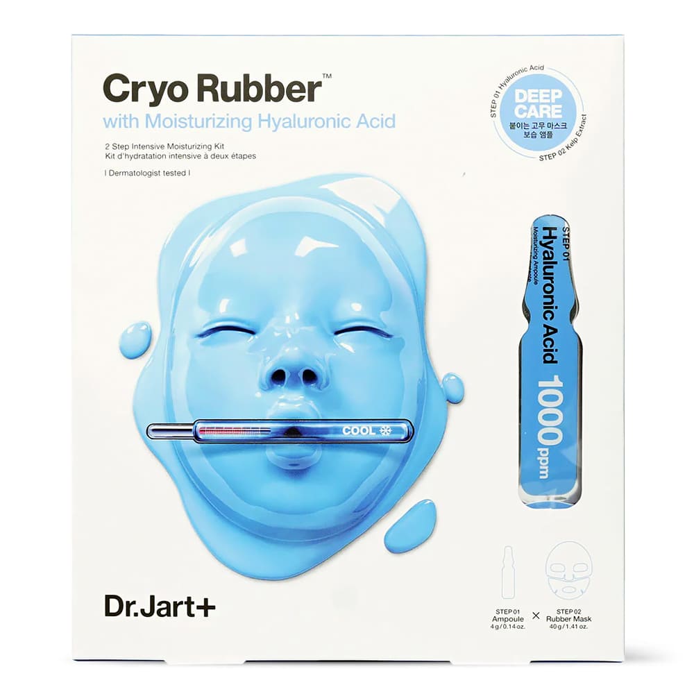 Dr.Jart+ - Cryo Rubber with Moisturizing Hyaluronic Acid Mask, 4g + 40g – Mascarilla (4 g)