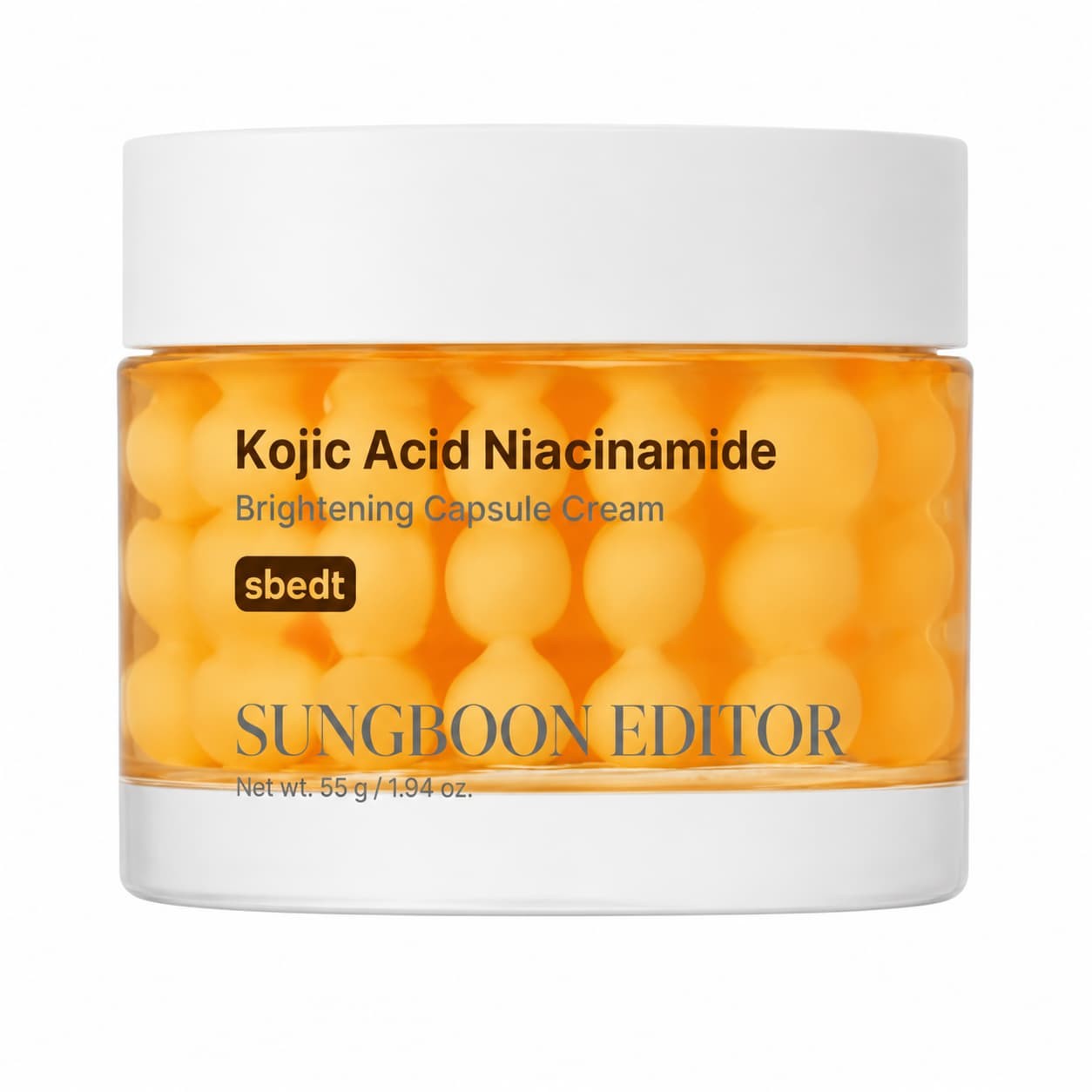 Sungboon Editor - Crema iluminadora en cápsulas - Kojic Acid Niacinamide Brightening Capsule Cream - 50ml
