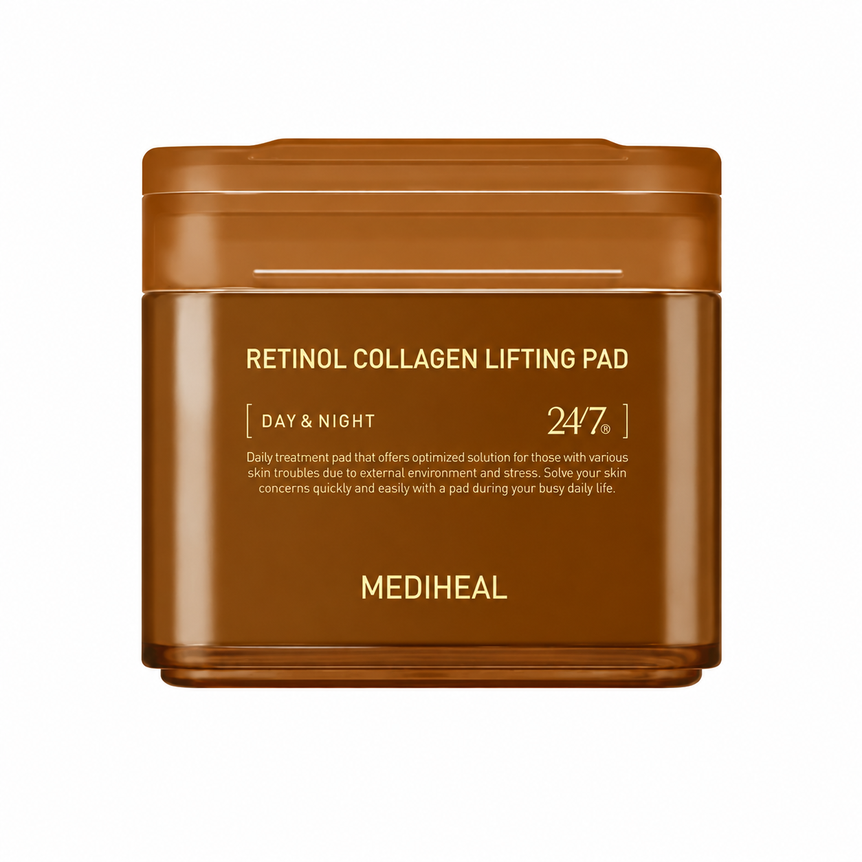 Mediheal Retinol Collagen Lifting Pad 170ml · 100 uds – Discos reafirmantes con retinol y colágeno 170ml · 100 uds