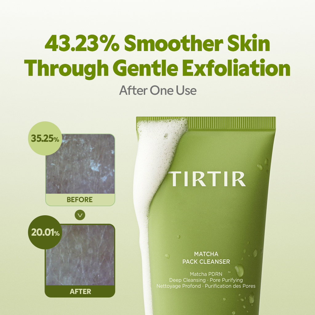TIRTIR Matcha Pack Cleanser - Key Ingredients Matcha PDRN