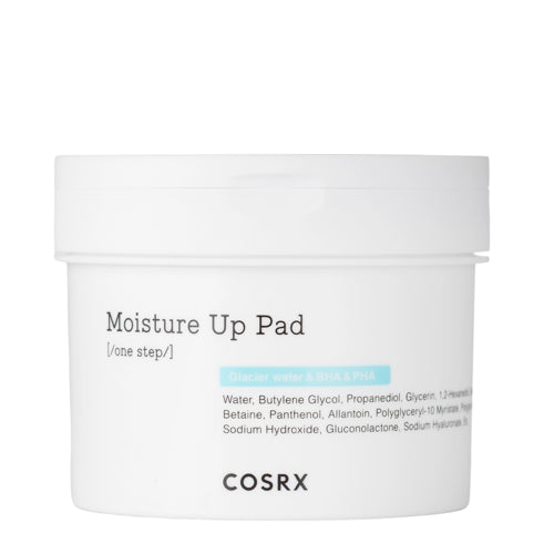 COSRX - One Step Moisture Up Pad - Exfoliating and Moisturizing Facial Pads - 70pcs