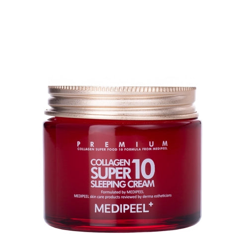 Medi-Peel - Collagen Super10 Sleeping Cream - Anti-Wrinkle Face Cream with Collagen for Night - 70ml