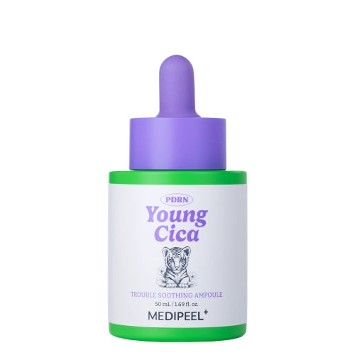 Medi-Peel - Young Cica PDRN Trouble Soothing Ampoule - Soothing Ampoule for Face - 50ml
