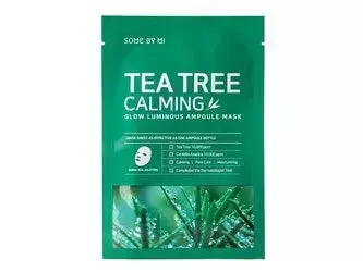 Some By Mi - Tea Tree Calming - Glow Luminous Ampoule Mask - Soothing Mask with Tea Tree Extract - 25g