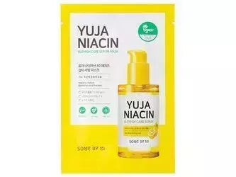 Some By Mi - Yuja Niacin Blemish Care Serum Mask - Brightening Sheet Mask - 25g